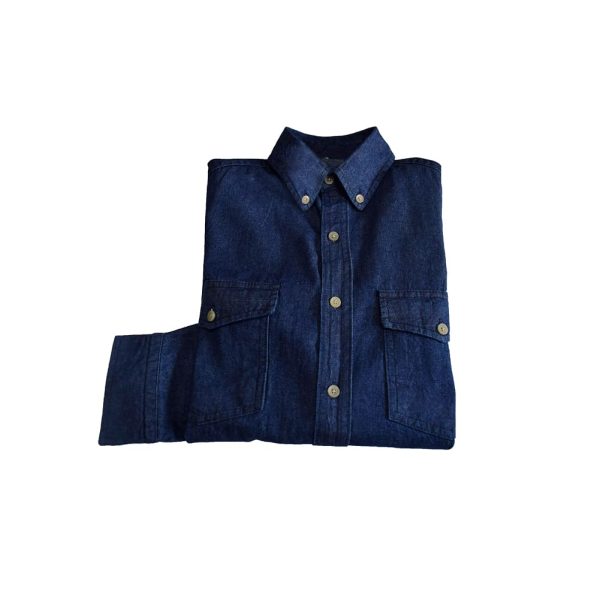 CAMISA H ML JEAN CLASICO 7 Onz